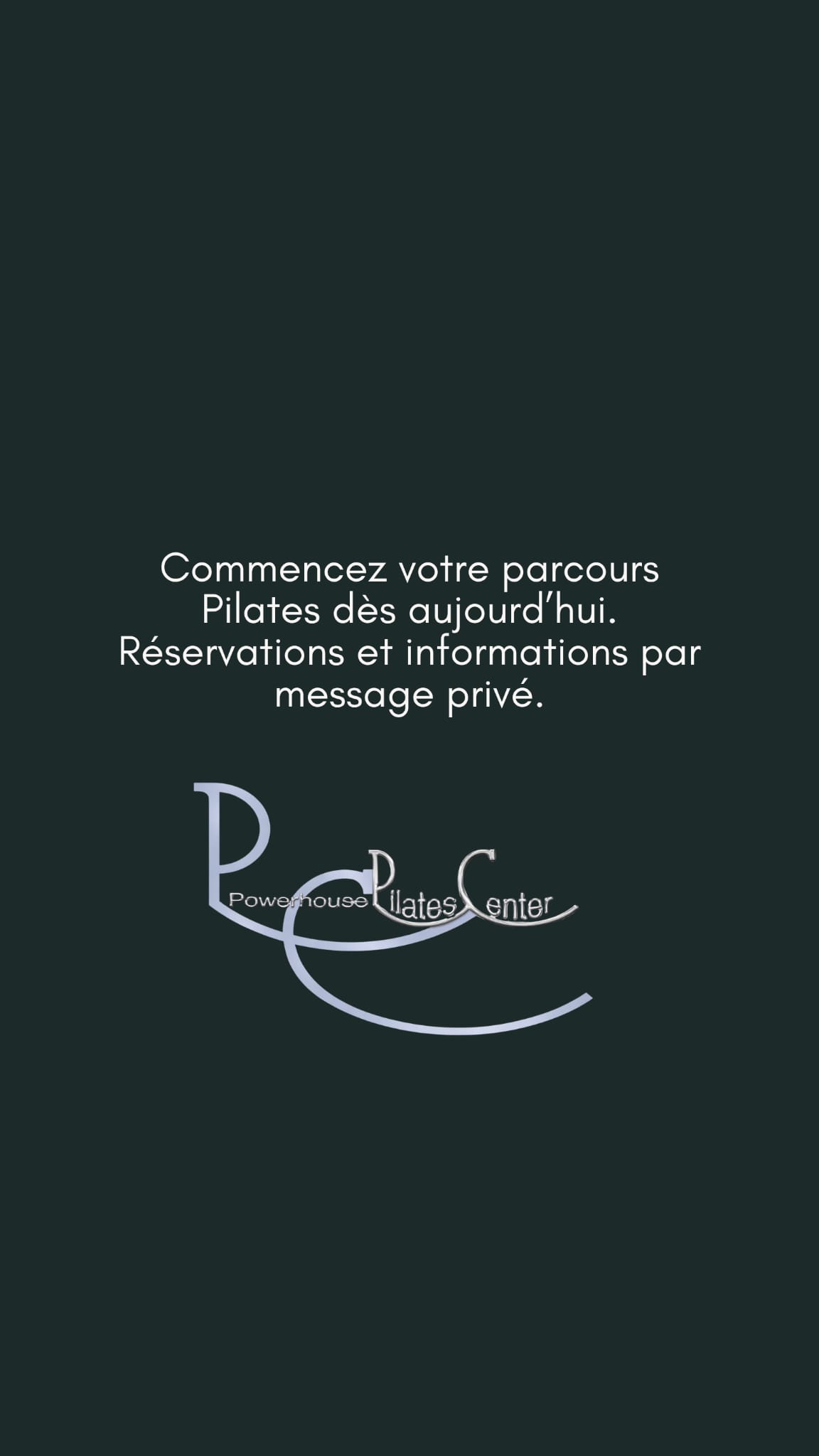 Commencez votre parcours Pilates dès aujourd'hui · Powerhouse Pilates Center